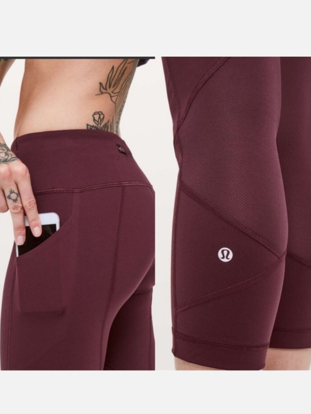 Lululemon Crop Peace Rival  22" Leggings in Dark Adove